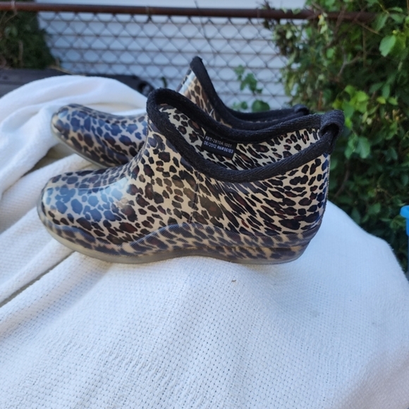 Capelli Leopard pixie rain‎ boots 9.5/10 - Picture 4 of 9